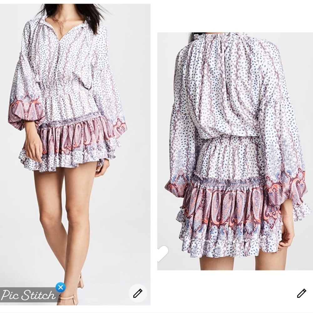 Misa Los Angeles Elisabetta Peasant Dress